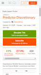 Mobile Screenshot of predictor.collective2.com