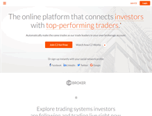 Tablet Screenshot of investae.collective2.com